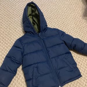 Navy Puffer Jacket in Navy 4T